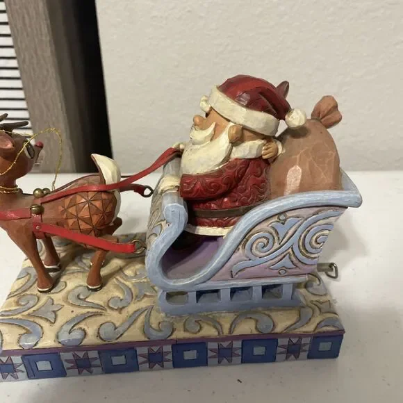 Jim Shore Traditions Rudolph the Red Nosed Reindeer Musical